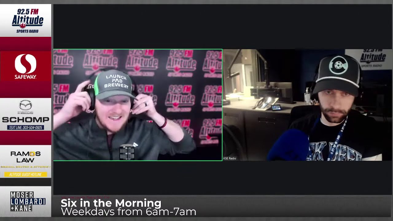 Vic Live @ SB Media Row, Avs win & Nugs Lose in Double Dip, Legwold @ 9, Nugs Tix Thurs - ASR Live