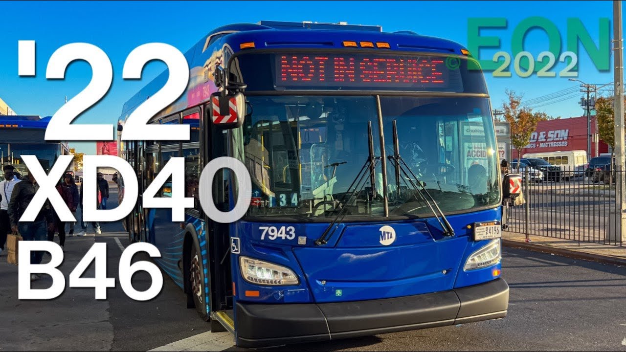 ⁴ᴷ MTA NYCT Brooklyn Buses: Flatbush 2022 XD40 Action - On Board 2022 XD40 7943 on the B46
