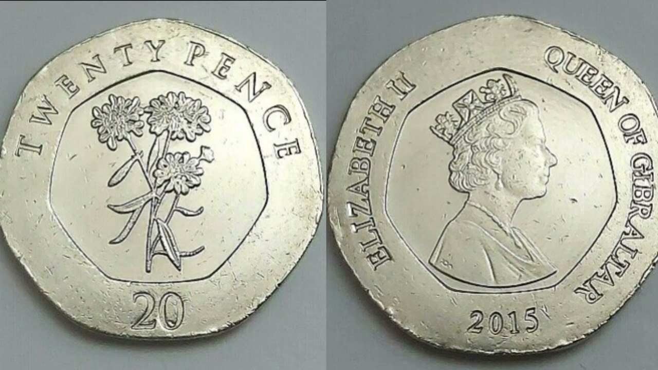 2015 Candytuft 20p Coin VALUE + REVIEW Gibraltar