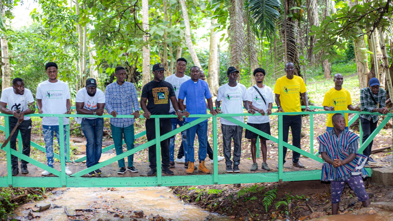 WATCH HOW #OKUAPEHENE IS TRANSFORMING AMENAPA WATERFALLS IN AKROPONG
