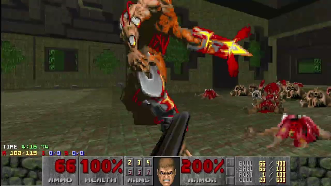 Doom II: Sunder - Map01: Python - UV-Max in 