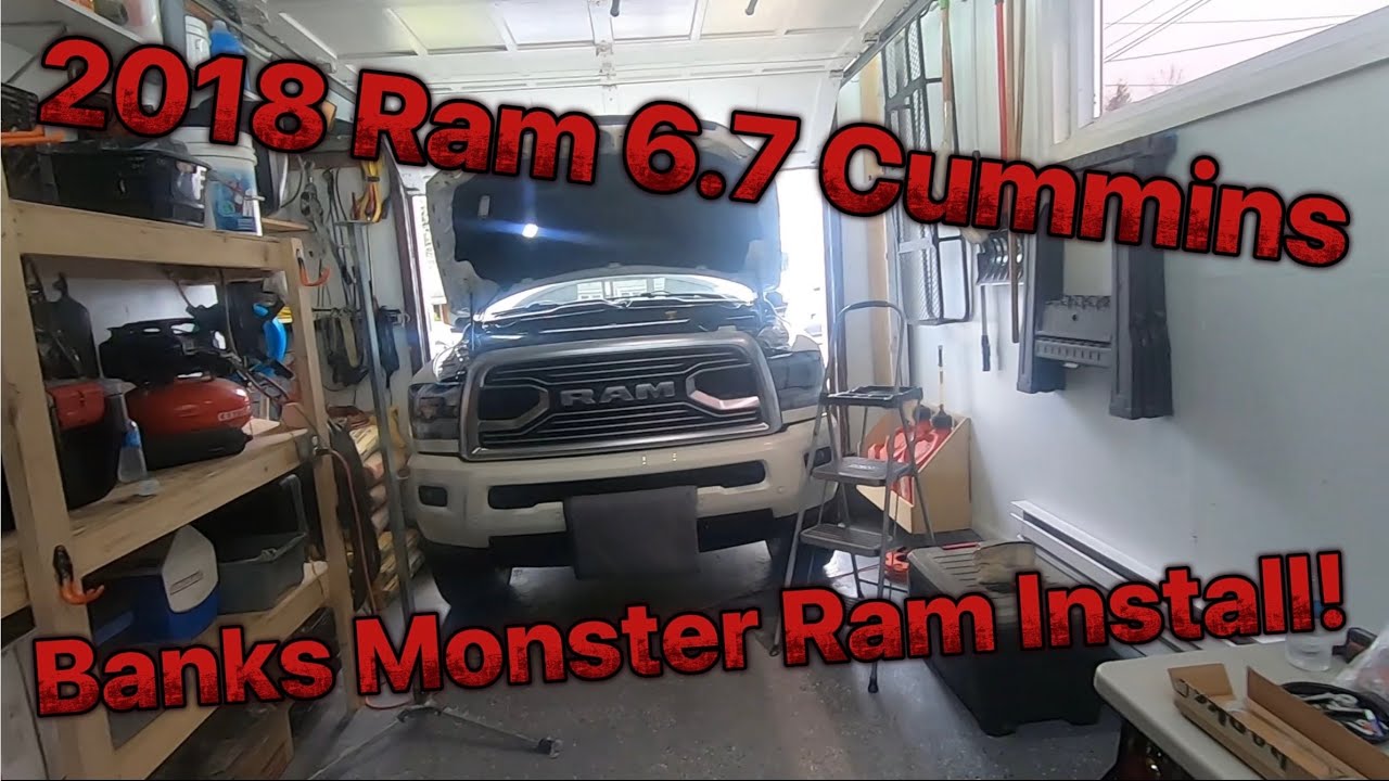 2018 Ram 3500 6.7 Cummins: Banks Monster Ram Install!