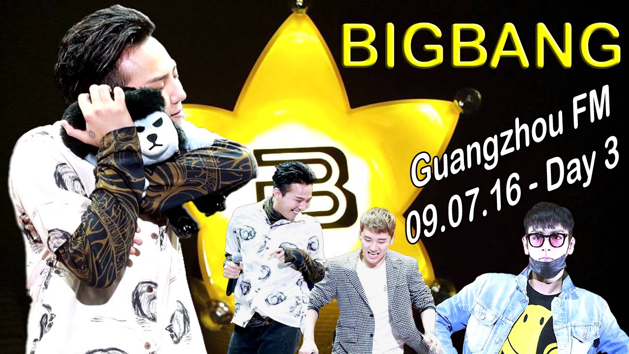 BIGBANG - Fan Meeting (FM) in Guangzhou, 09.07.2016 - Day 3 (fancam)
