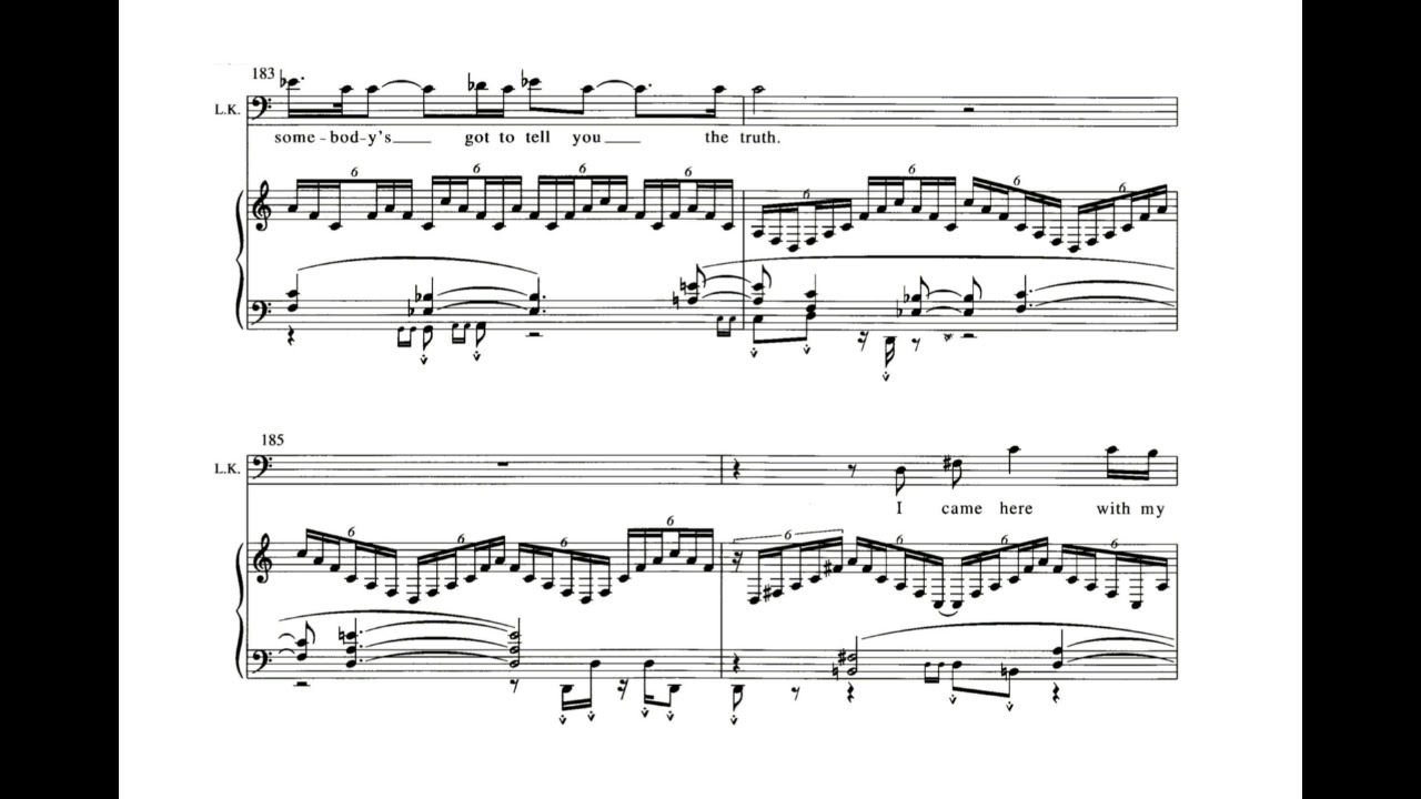 John Adams - The Death of Klinghoffer (with Score) - Part 4 - Hagar Chorus and Act 2, Scene 1A