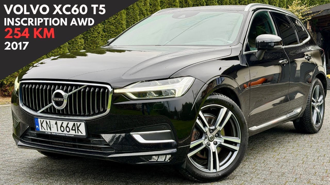 Volvo XC60 ✅  T5 ✅  Inscription ✅ 2017 ✅ 254 KM ✅ 103 112 km przebiegu ✅ Bowers&Wi ✅ 12 mc gwarancji