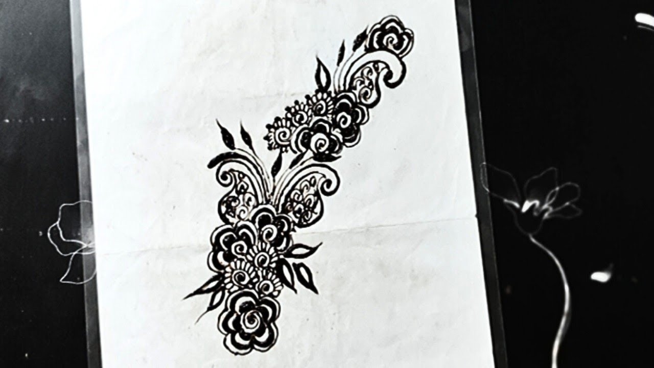Beautiful Arabic Mehndi Design🌿 | Easy Floral Henna Pattern for Beginners🌸✨