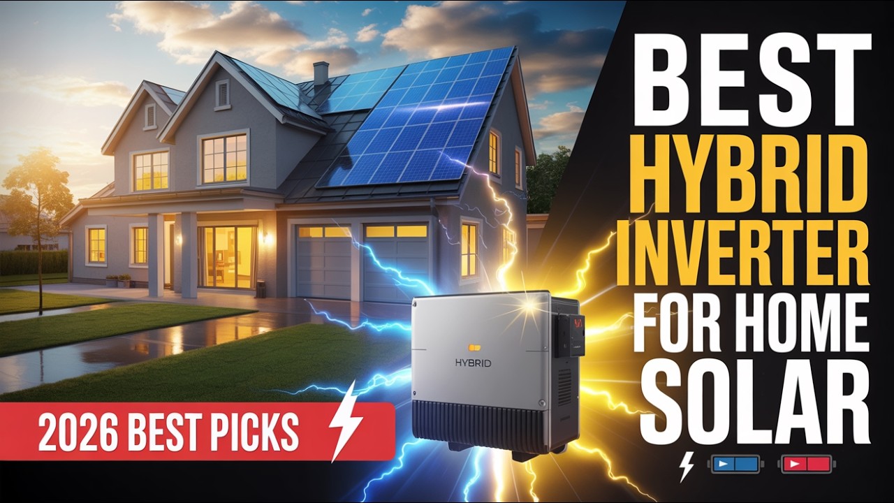 Top 5 Best Hybrid Inverters For Home Solar In 2026 ⚡🏡 (Ultimate Buying Guide!)