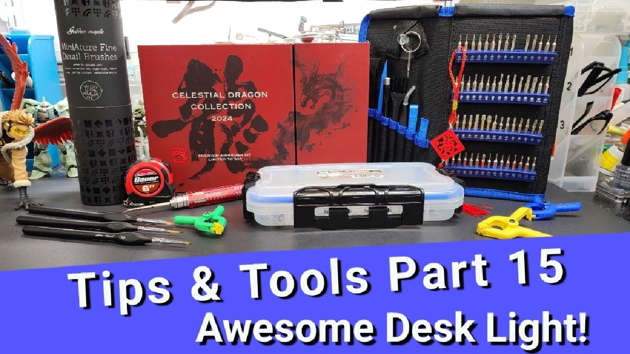 Tips & Tools Part 15 - Awesome Desk Light - Plus Winner Announced