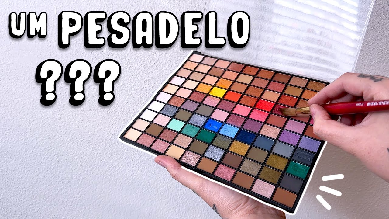 PINTANDO COM SOMBRA DE MAQUIAGEM - UM ABSURDO O QUE DA PRA FAZER!