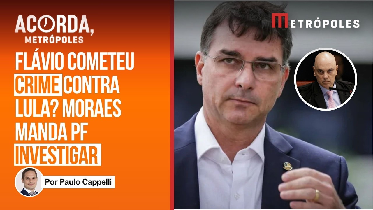 Moraes manda PF apurar se Fl&aacute;vio Bolsonaro cometeu crime contra Lula