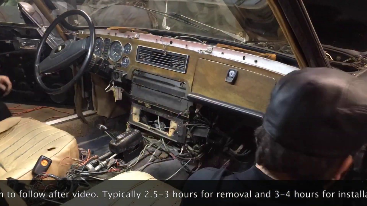 Jaguar XJ Series 2 and 3 HVAC removal