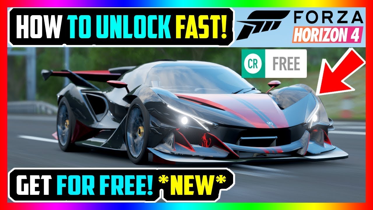 FORZA HORIZON 4 APOLLO IE FREE! UNLOCK FAST INSANE *NEW*