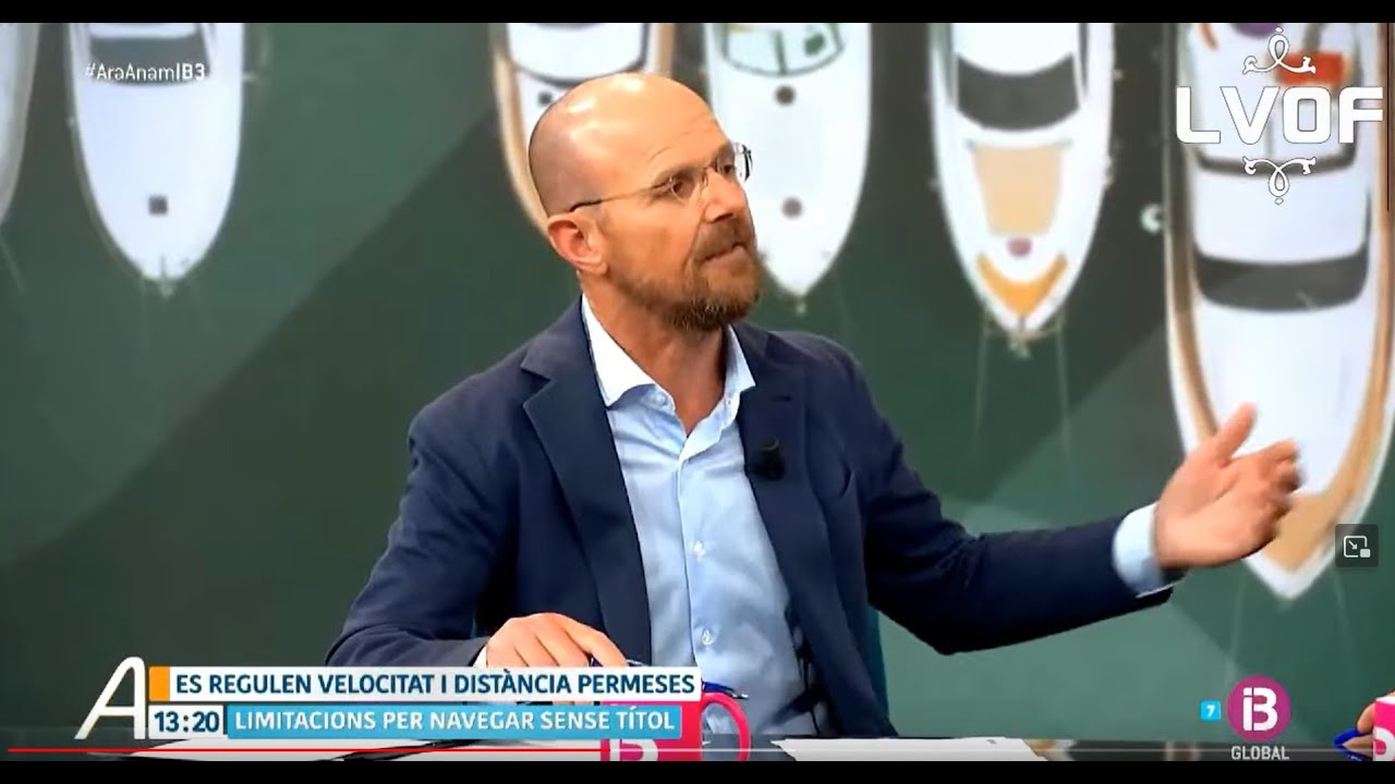León von Ondarza explica en Ib3 las nueva normativa de embarcaciones de recreo sin titulación