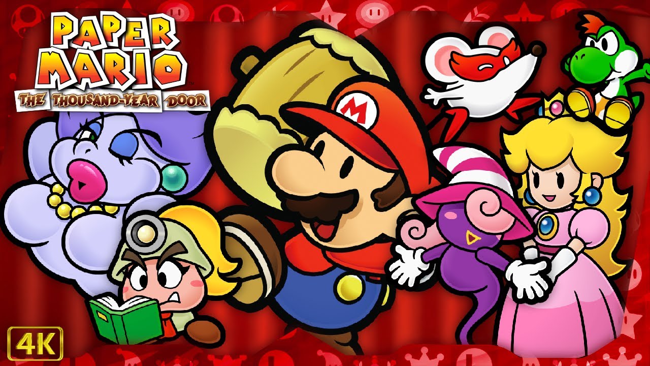 Paper Mario The Thousand-Year Door for GameCube ⁴ᴷ Full Playthrough 100%