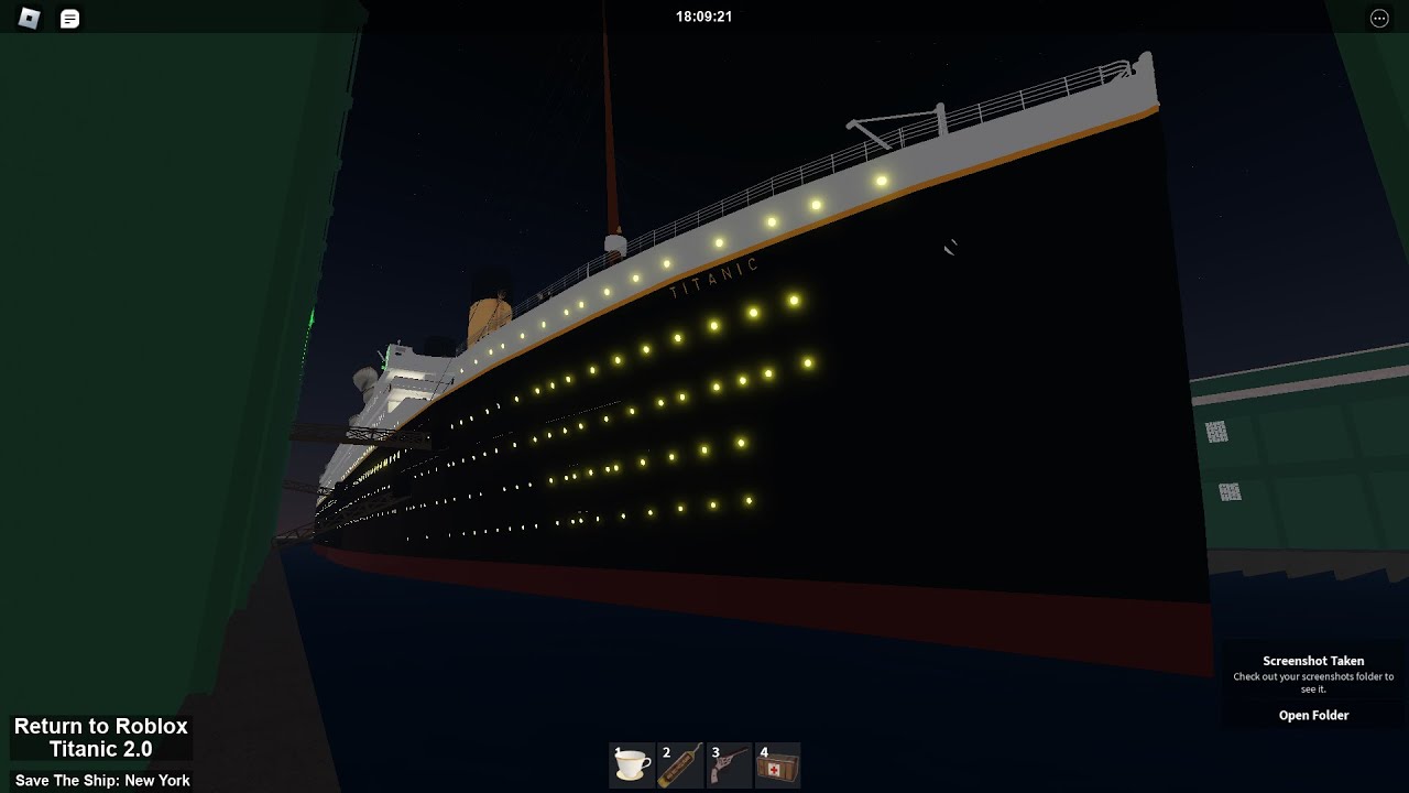 Roblox Titanic saving the ship