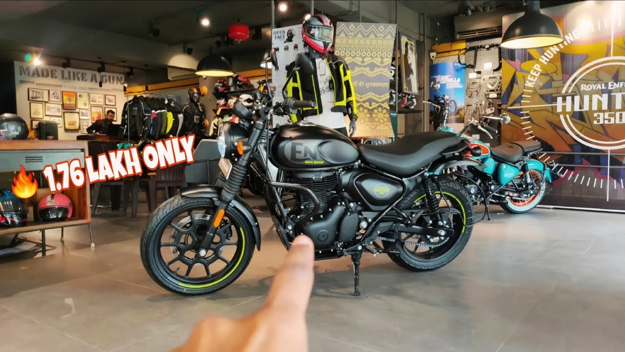 2025 ROYAL ENFIELD HUNTER 350 GRAPHITE GREY DETAILED REVIEW 🔥|FEATURES, PRICE & ALL DETAILS 🔥🔥🔥