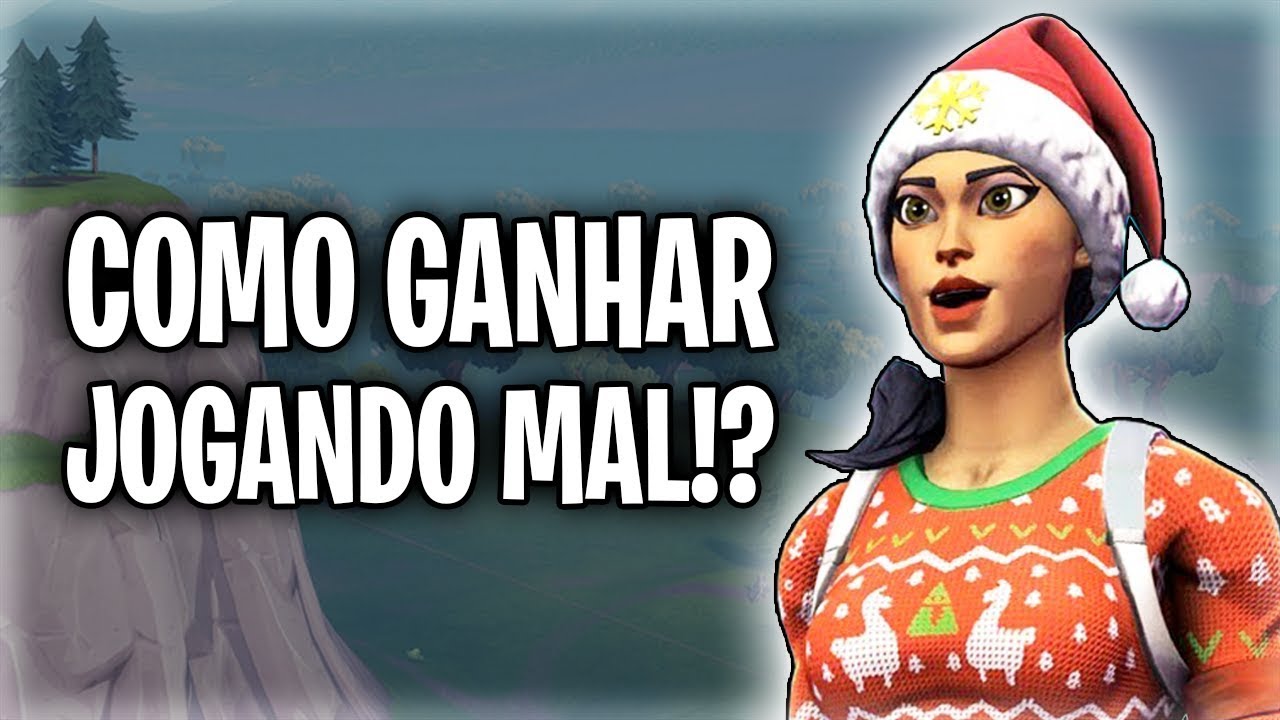 COMO GANHAR SOLO JOGANDO MAL? - Fortnite