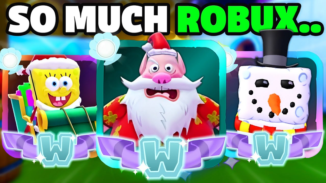How To Unlock EVERY CHRISTMAS UNIT In SpongeBob Tower Defense..