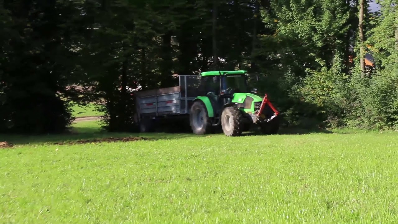Deutz Fahr am Mist Fahren 2017