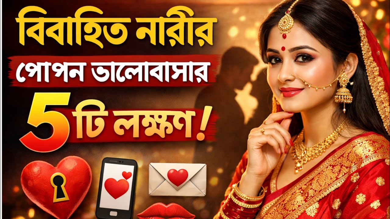 বিবাহিত নারীর গোপন ভালোবাসার ৫টি লক্ষণ | এই সত্য কেউ বলে না  || married woman secret love bangla