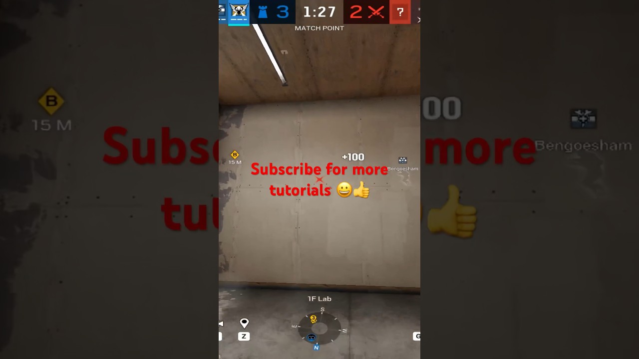 How to use a C4 with cams (Rainbow Six Siege) (Defending) #shorts #rainbowsixsiege