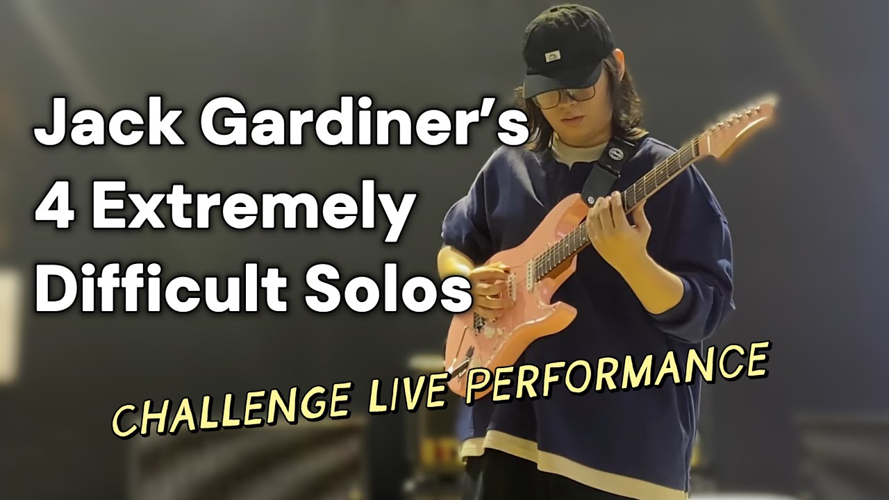 jAki丨Challenge Jack Gardiner's 4 Extremely Difficult Solos By LIVE？
