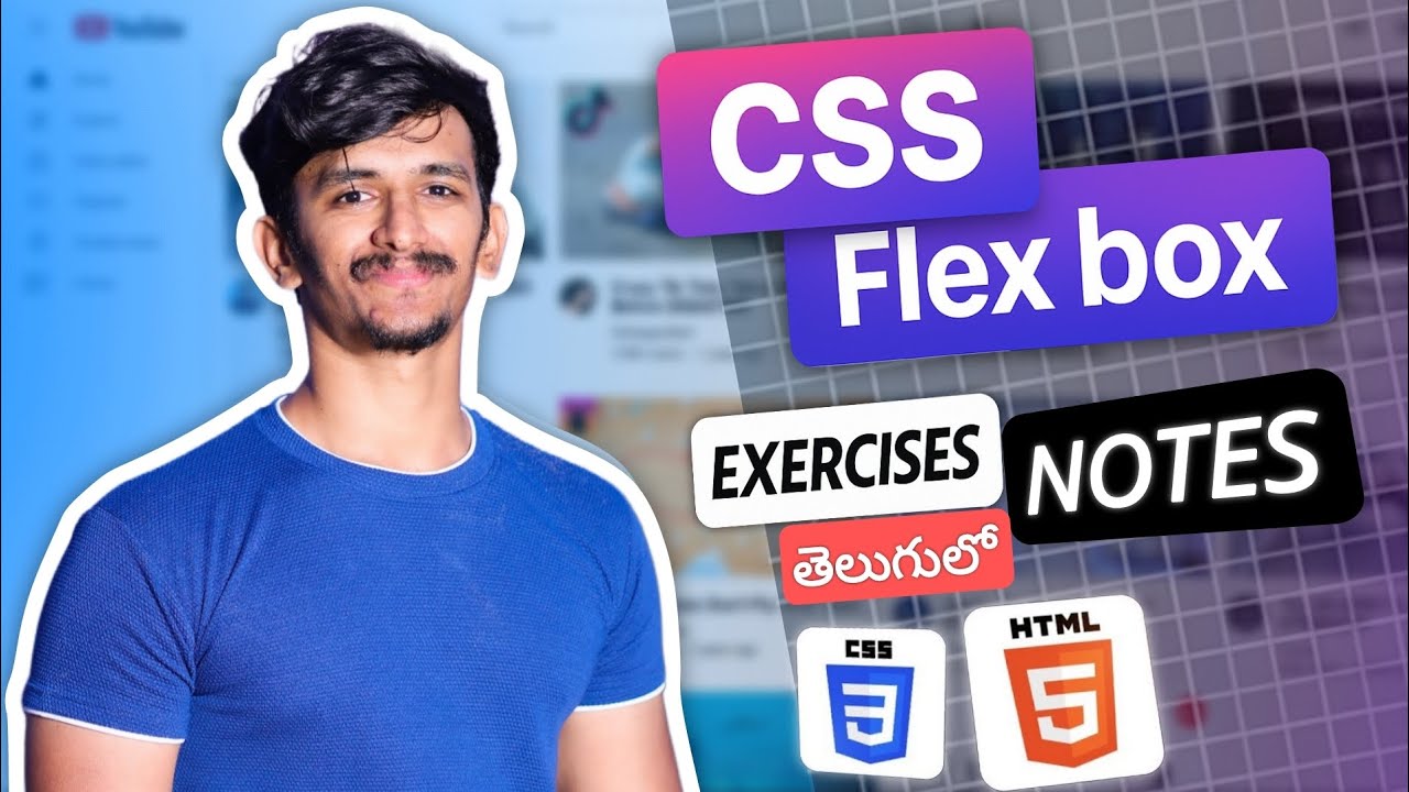 CSS Flexbox Explained with Examples in Telugu | Master Layouts Easily | CSS Flex box in Telugu