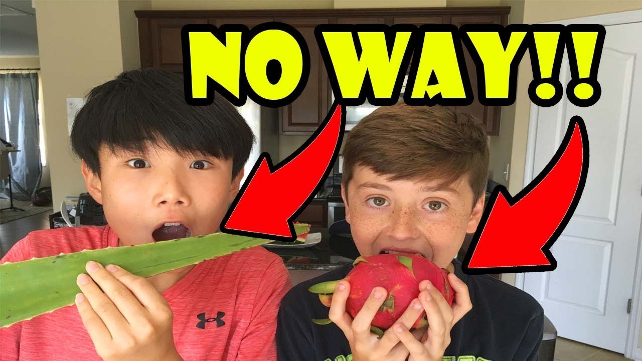 The Craziest Fruit and Vegetable challenge!!