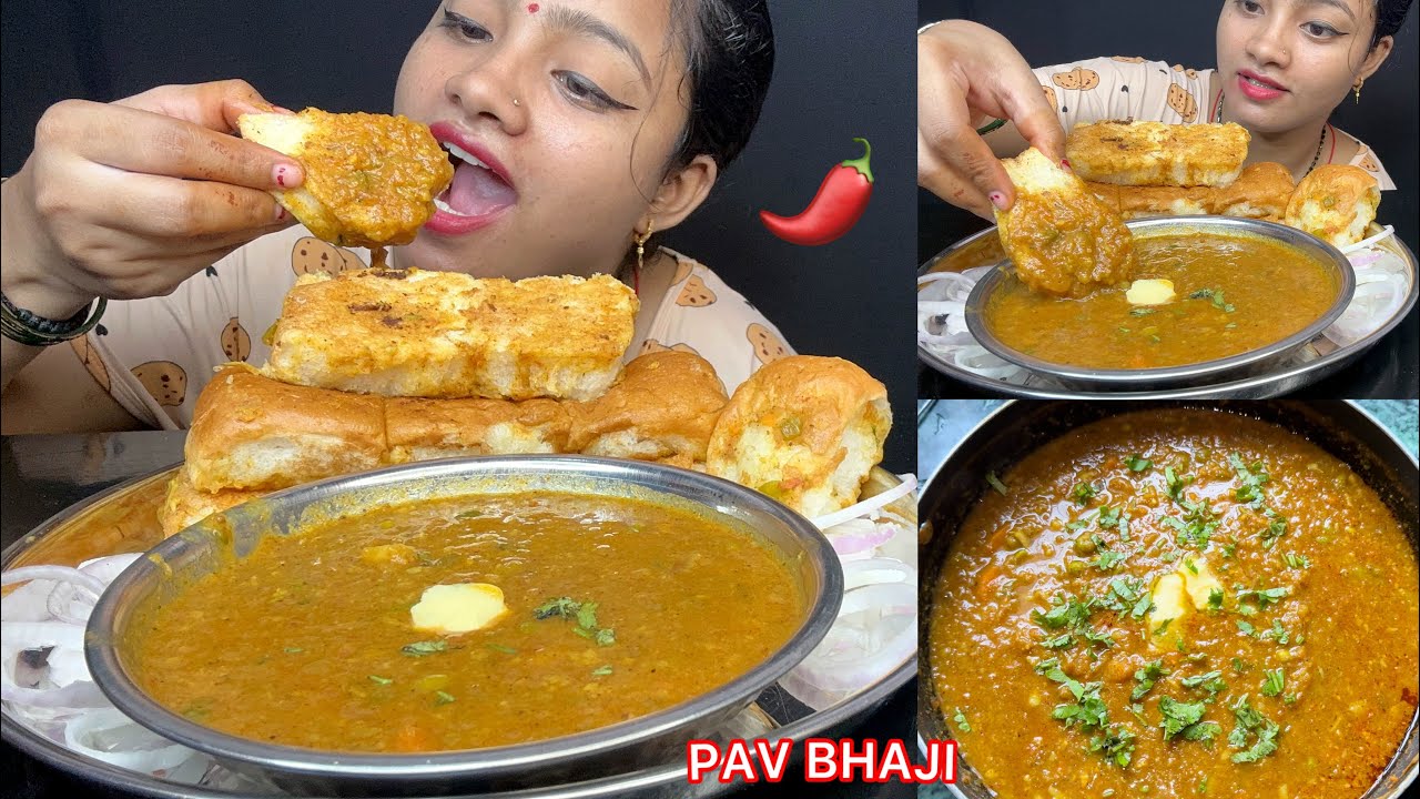 COOKING & EATING PAV BHAJI 🤤🔥