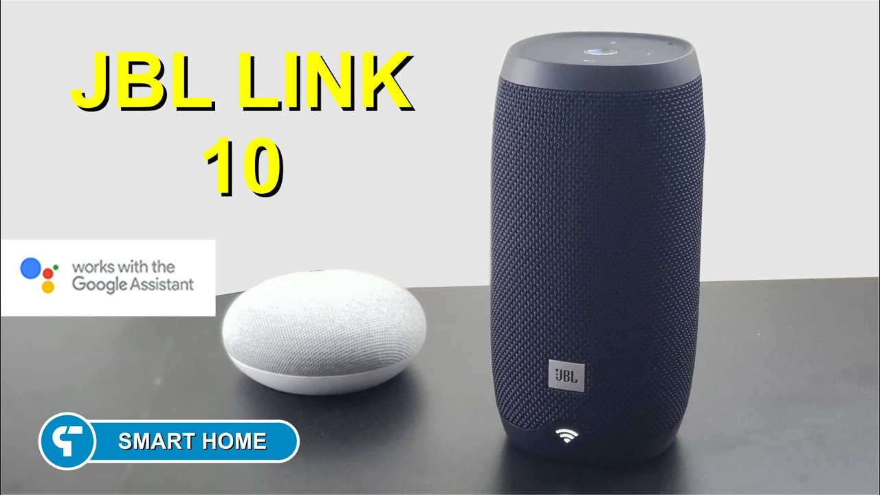 JBL Link 10 com Google Assistente e Proteção contra água. O Google Home da JBL - Casa Inteligente