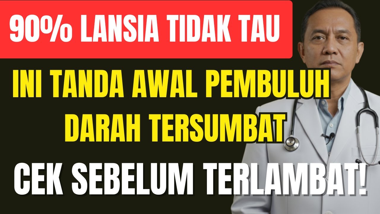 Dokter Bongkar! 7 Tanda Pembuluh Darah Mulai Tersumbat Perlahan Tanpa Disadari Lansia!