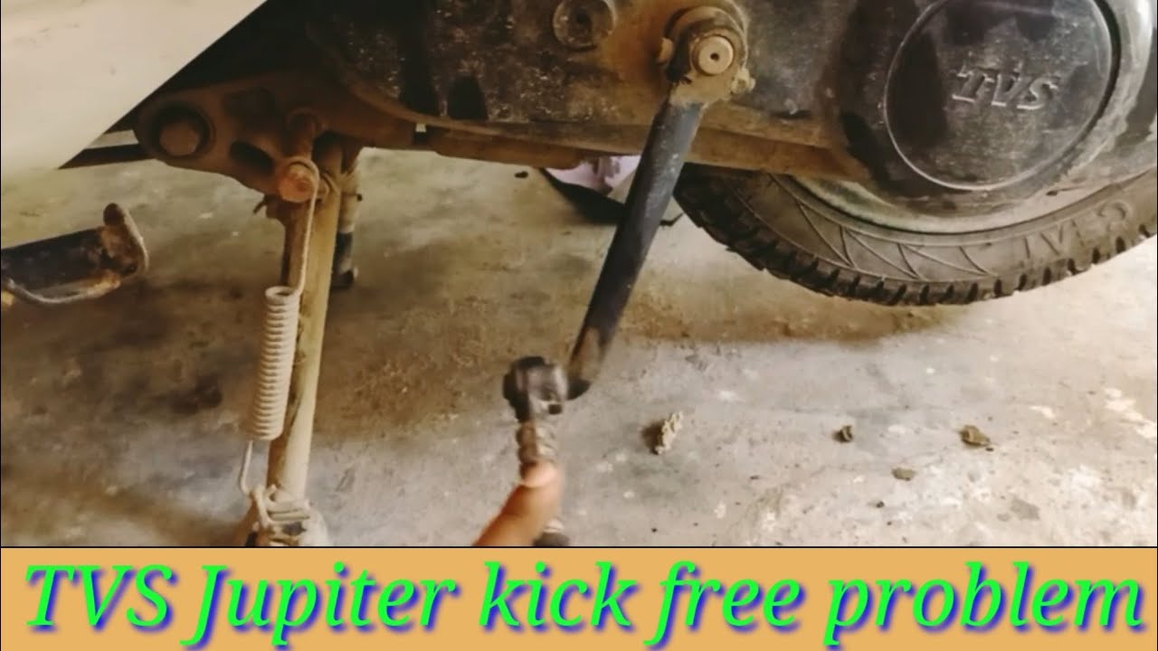 Tvs Jupiter Kick Free Problem / kick free repair scooty / TVS Jupiter starting problem in solution /