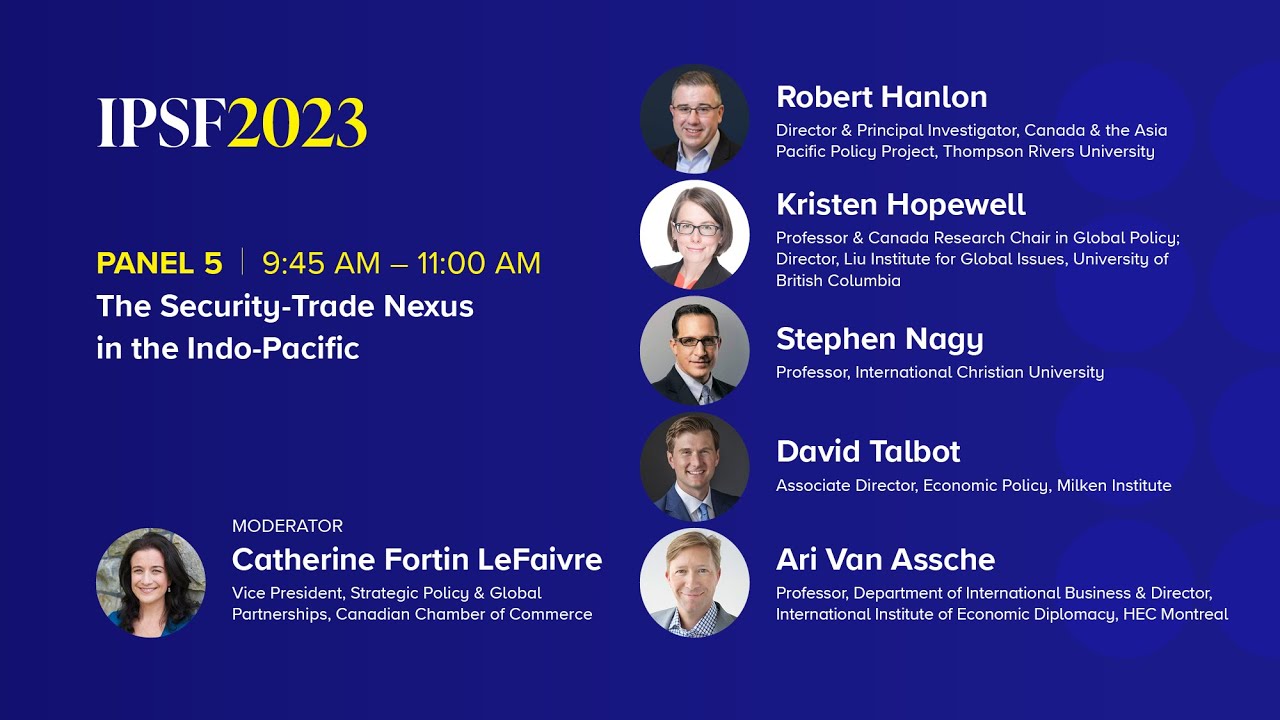 IPSF 2023 — The Security-Trade Nexus in the Indo Pacific