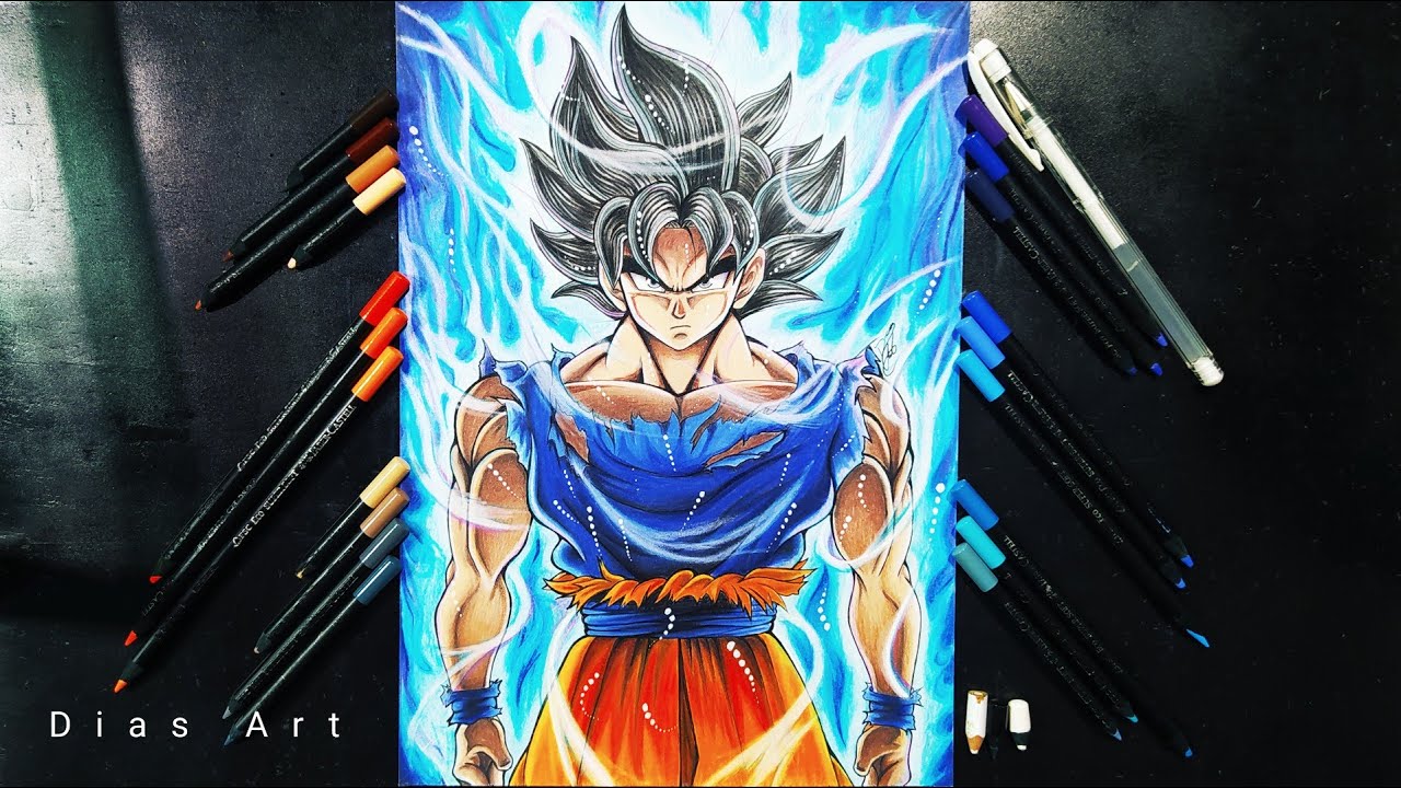 Drawing - Goku ultra instinct (Migatte no Gokui ) Dragon ball super #gokuultrainstinct