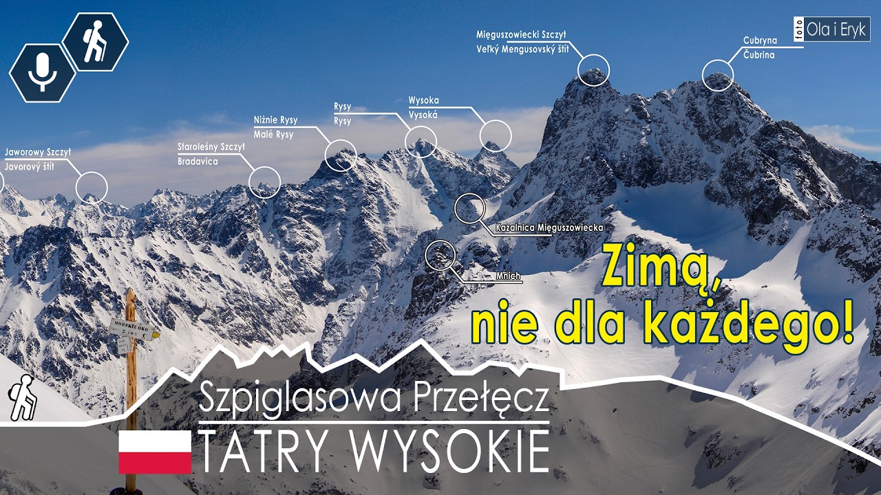 Zimą na Szpiglasową Przełęcz - Tatry Wysokie