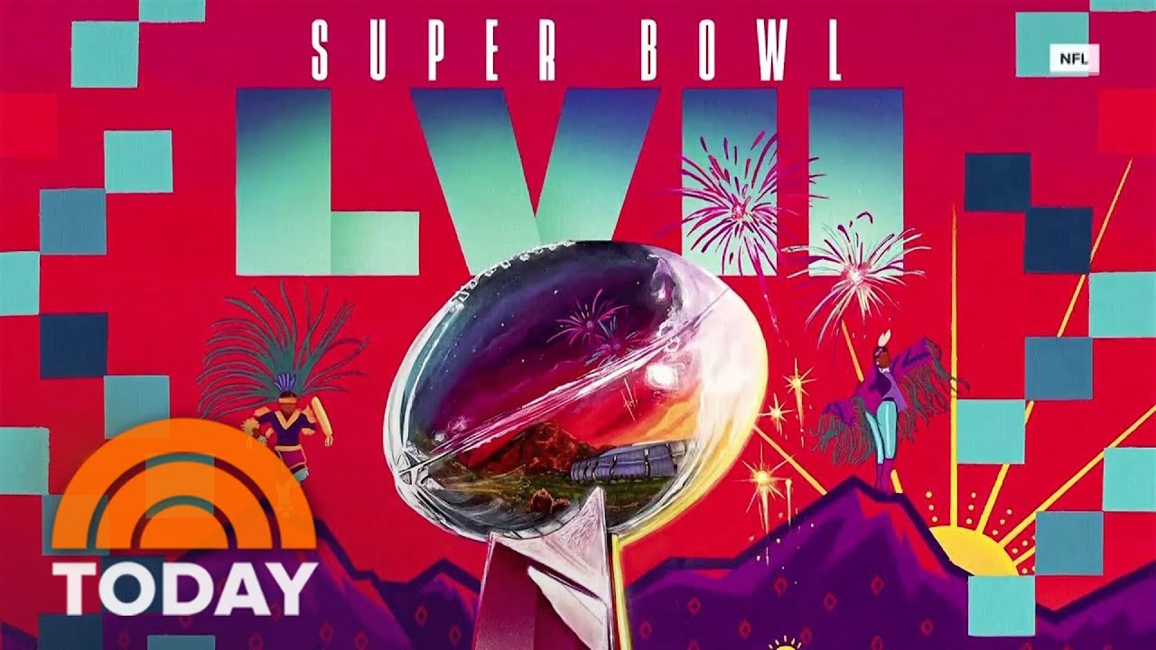 A banker-turned-painter's art takes center stage at Super Bowl