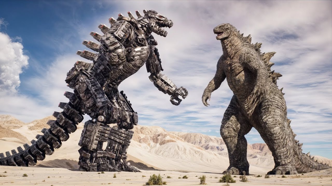 Epic Godzilla Battle Scenes by Dazzling Divine