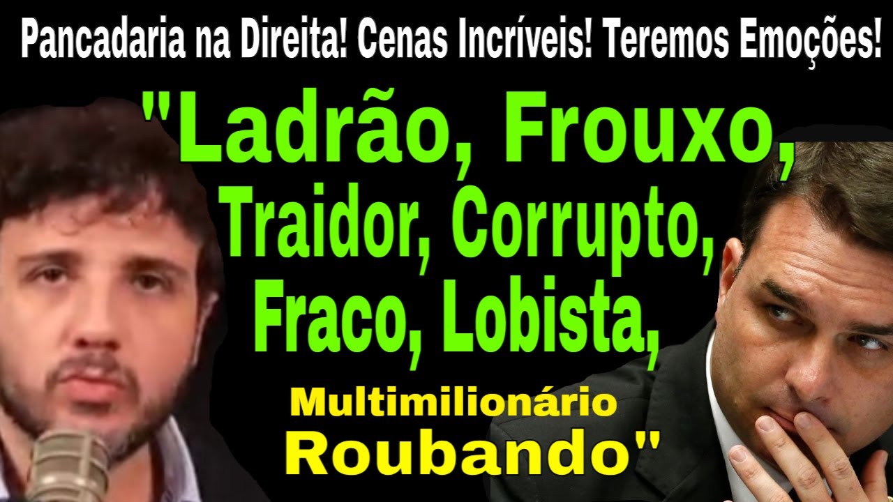 PANCADARIA GERAL! FLÁVIO BOLSONARO: DIREITA EXPÕE PASSADO PESADO! E O MASTER ? MÍDIA: A DISTRAÇÃO