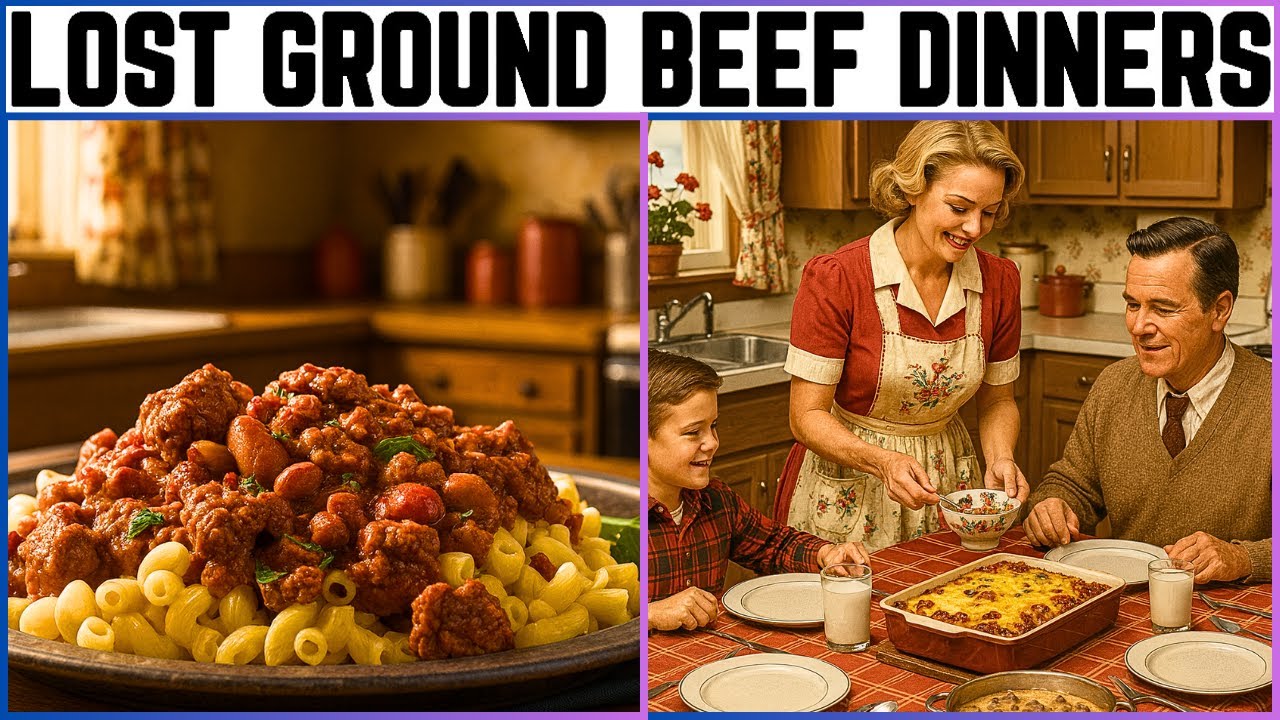 10 Forgotten Ground Beef Recipes from the 1970s That have Disappeared!