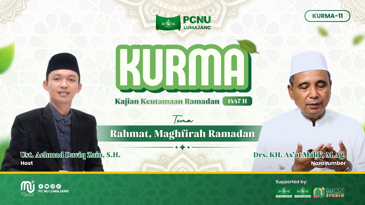 🔴 Rahmat, Maghfirah Ramadan - KURMA (Kajian Keutamaan Ramadhan) Ke-11