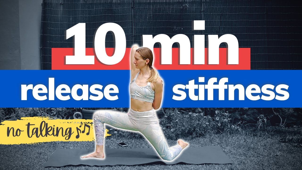 No Talking 🎶 10-Min Gentle Yoga For Stiff Muscles | Easy Yoga Stretches For Sore Muscles