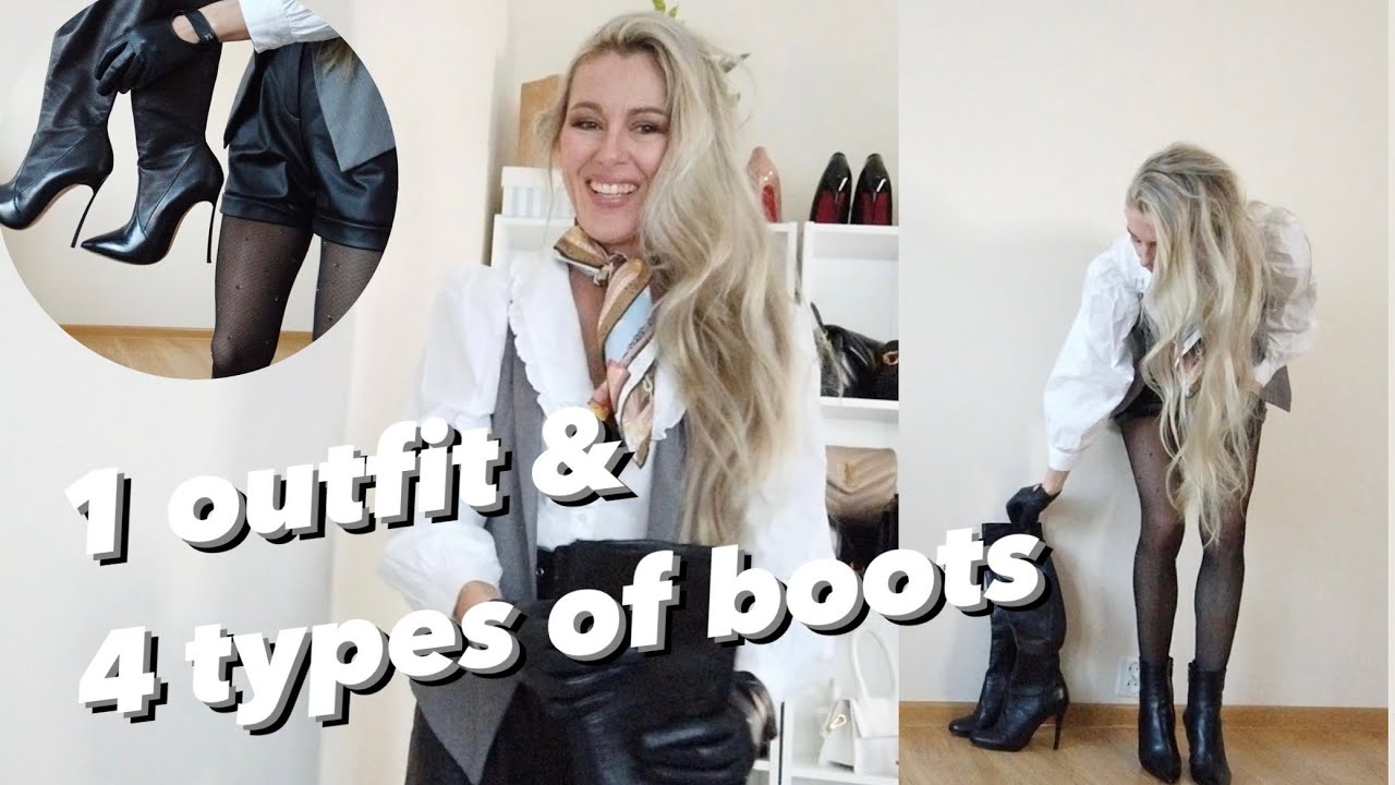 OUTFIT Today’s 1 outfit 4 pairs of boots