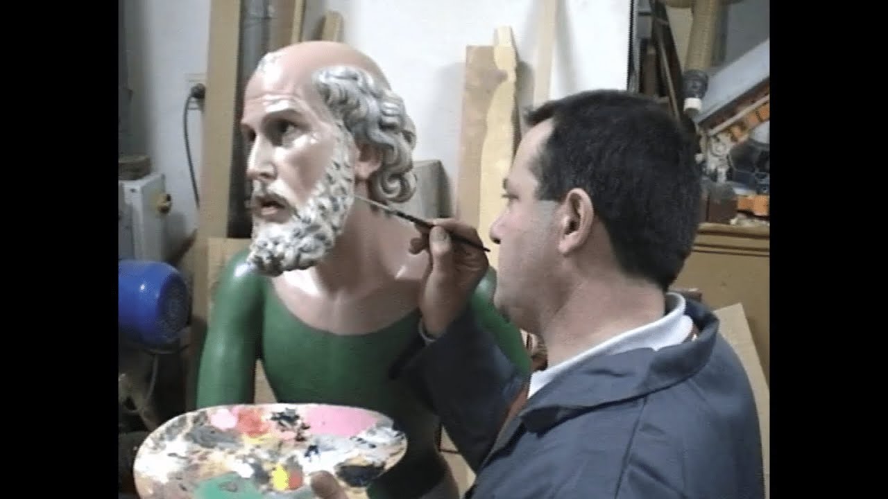 Restauración Imagen San Pedro Semana Santa Cehegin [ Diego Cava ]