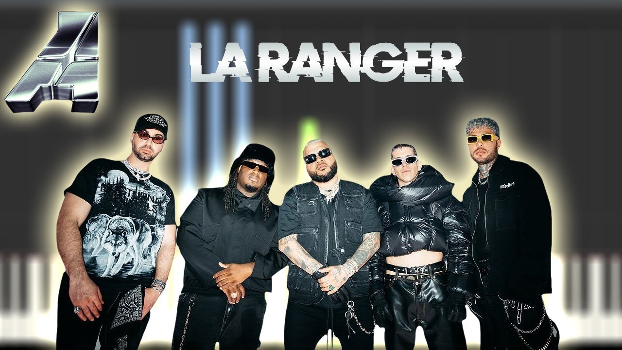 The Academy Segunda Misión - LA RANGER (feat. Myke Towers) | Piano / Partitura / Karaoke / MIDI