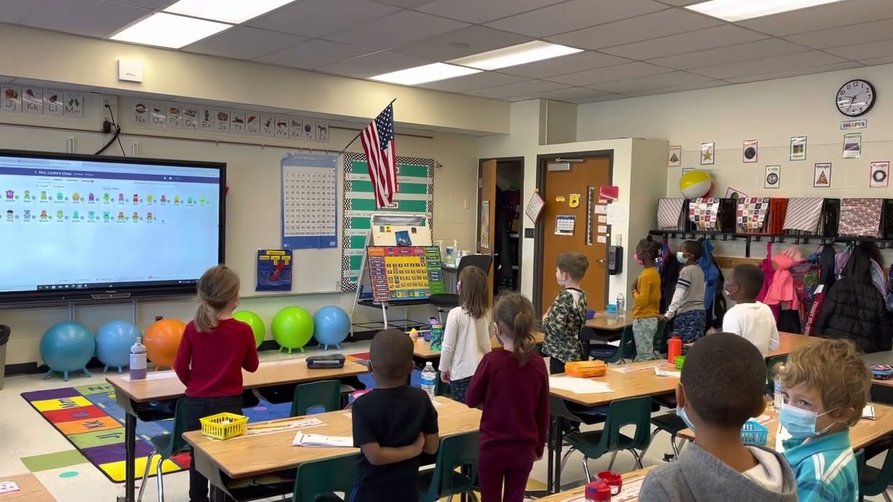 Pledge of Allegiance- Mrs. Leslie