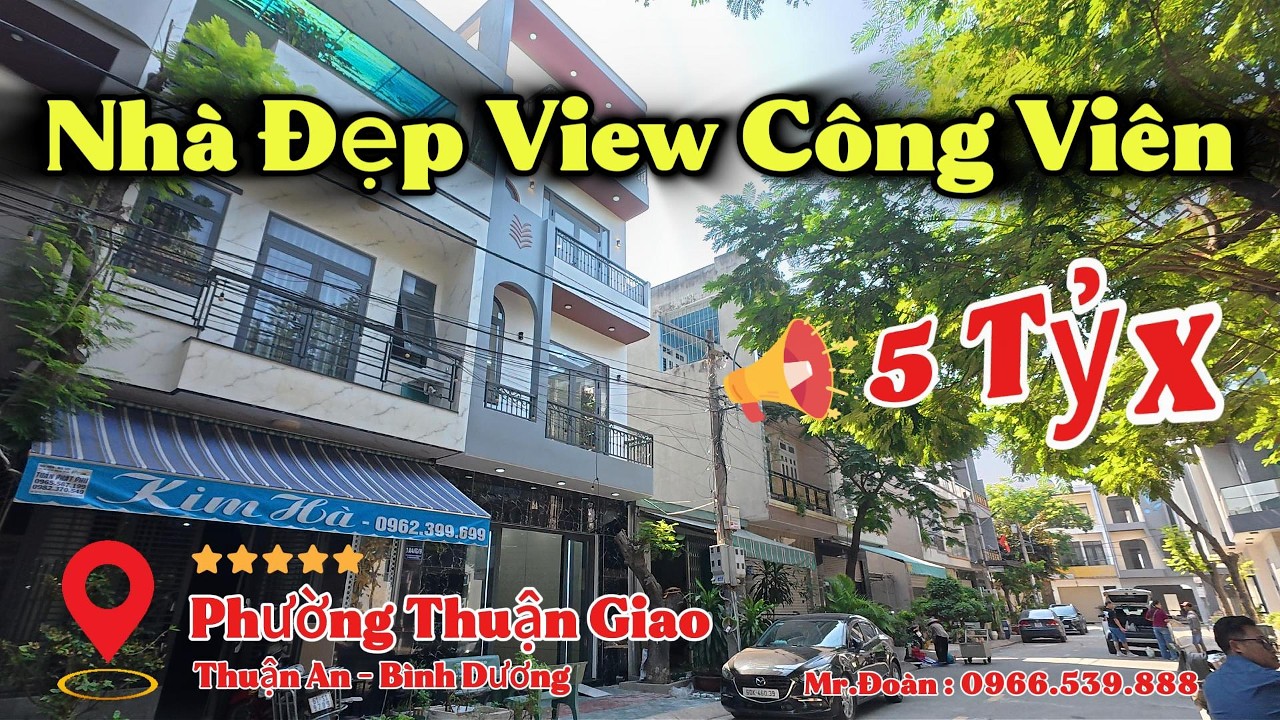 Bán nhà View công viên thoáng mát | Thuận Giao , Thuận An ,Bình Dương
