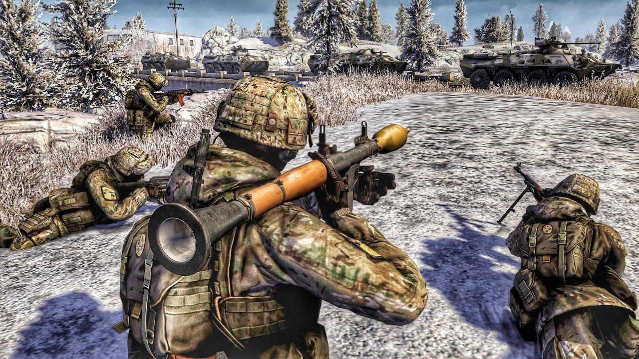 BTR CONVOY AMBUSHED BY SPECIAL FORCES - CTA Battle Simulator