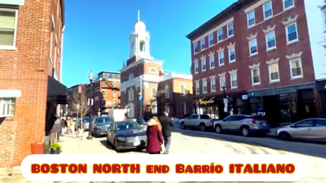 BARRIO ITALIANO en la ciudad de Boston Massachusetts un maravilloso lugar para disfrutar recorrer 