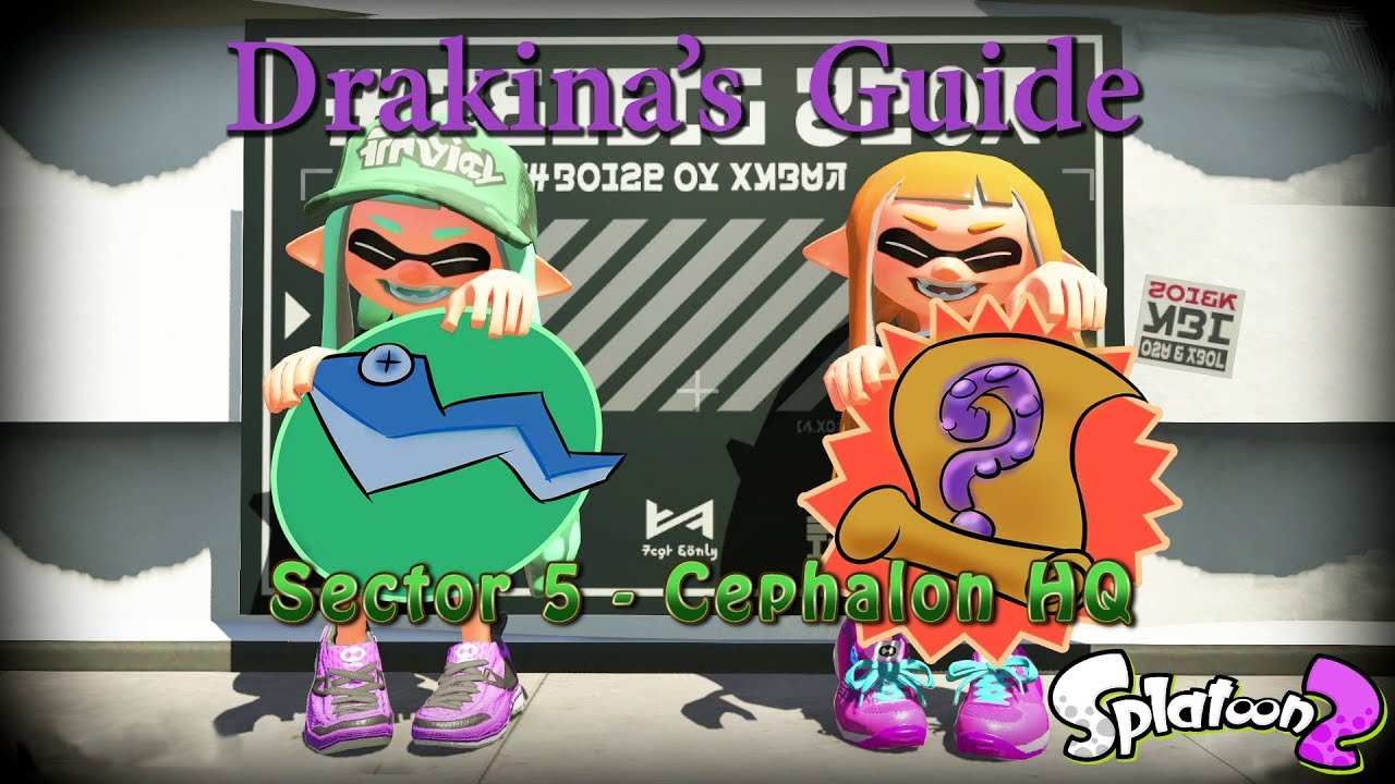 Splatoon 2 - Cephalon HQ - Quick Sardinium and Sunken Scroll Guide