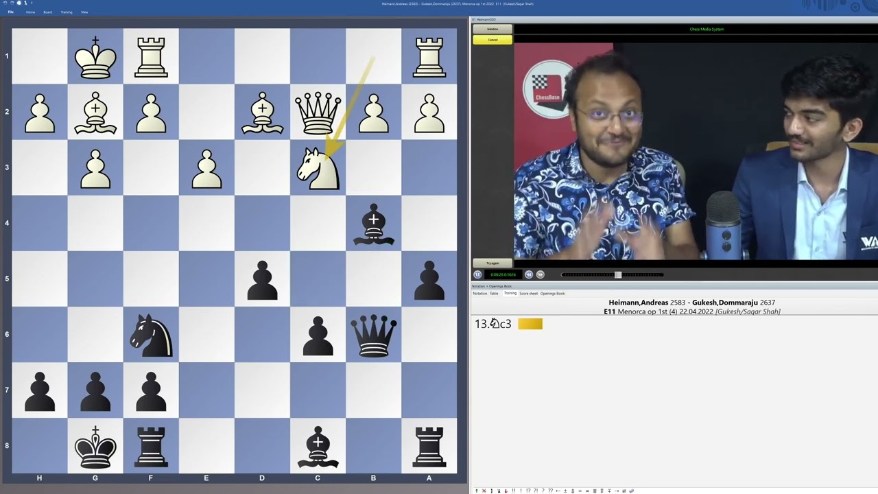 Dommaraju Gukesh vs Andreas Heimann - Attack like a Super Grandmaster